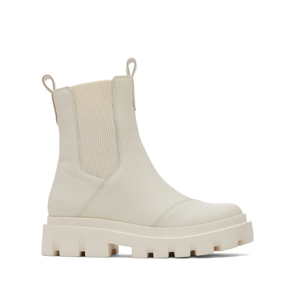 Toms Women's 8.5 Rowan Boot Light Sand Leather - Picture 2 of 7